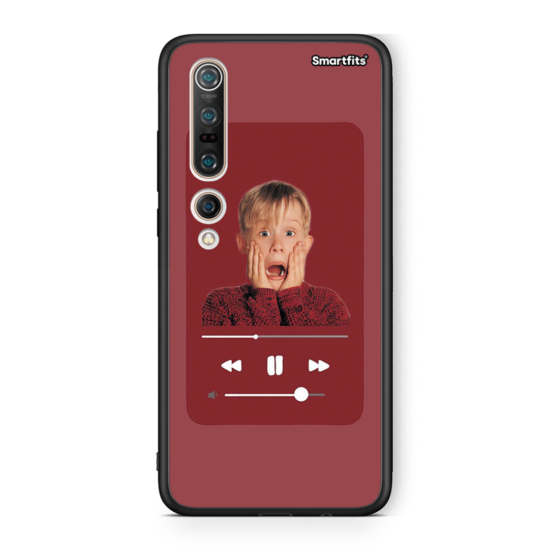 Xiaomi Mi 10 Pro Xmas Alone Music θήκη από τη Smartfits με σχέδιο στο πίσω μέρος και μαύρο περίβλημα | Smartphone case with colorful back and black bezels by Smartfits