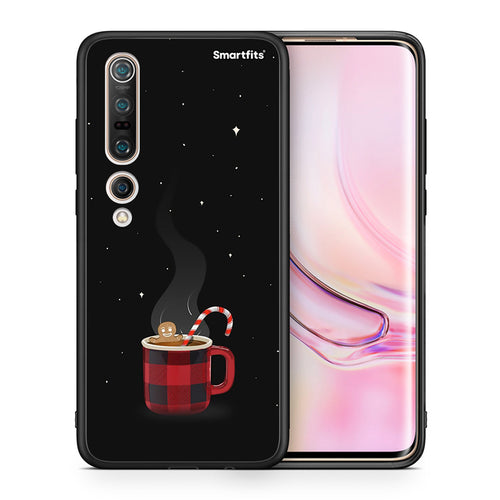 Θήκη Xiaomi Mi 10 Pro Xmas Bathing από τη Smartfits με σχέδιο στο πίσω μέρος και μαύρο περίβλημα | Xiaomi Mi 10 Pro Xmas Bathing case with colorful back and black bezels