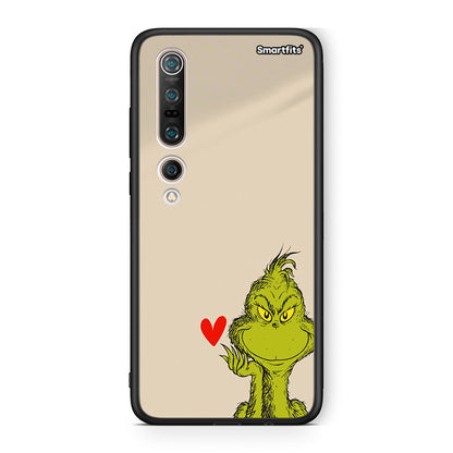 Xiaomi Mi 10 Xmas Grinch θήκη από τη Smartfits με σχέδιο στο πίσω μέρος και μαύρο περίβλημα | Smartphone case with colorful back and black bezels by Smartfits