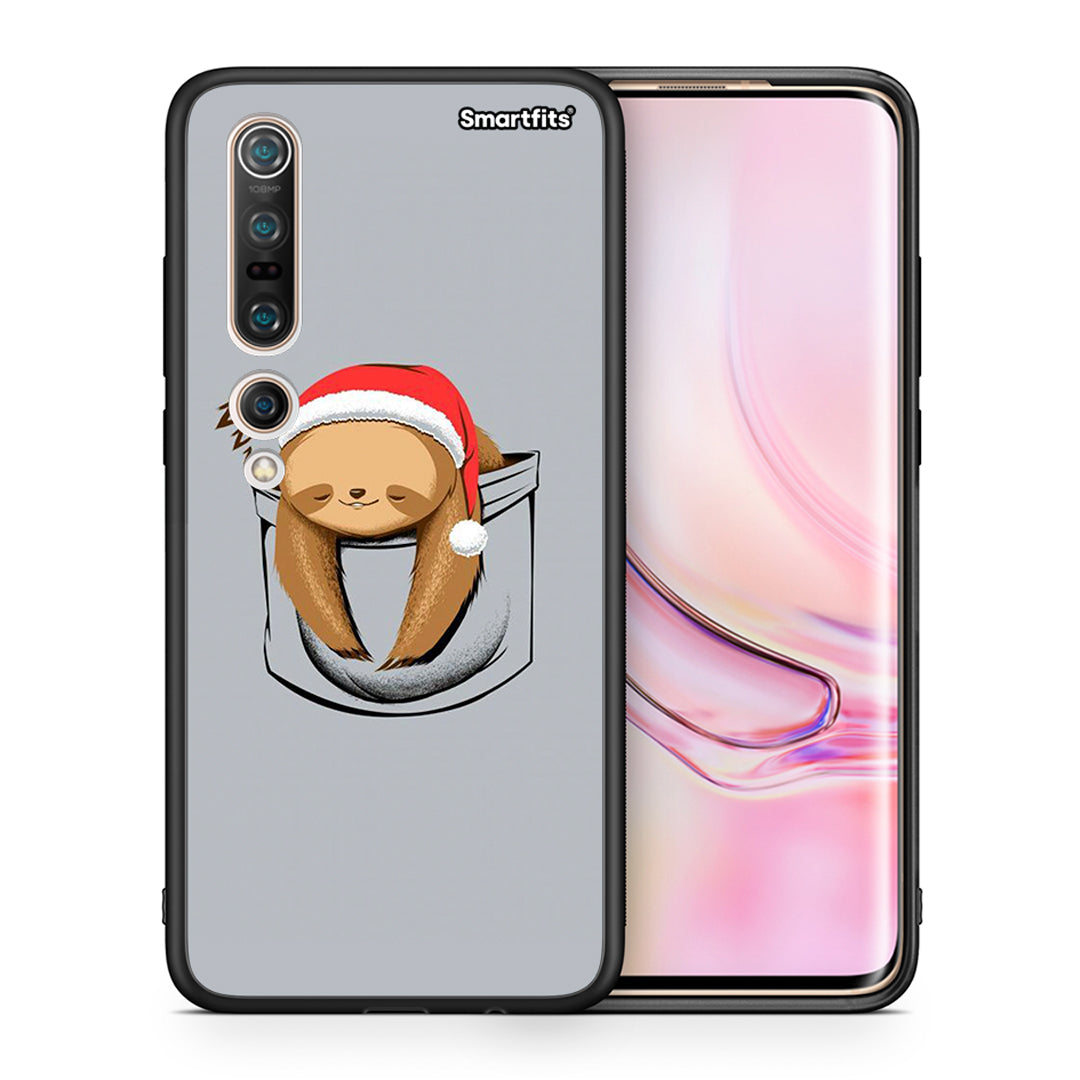 Θήκη Xiaomi Mi 10 Pro Xmas Zzzz από τη Smartfits με σχέδιο στο πίσω μέρος και μαύρο περίβλημα | Xiaomi Mi 10 Pro Xmas Zzzz case with colorful back and black bezels