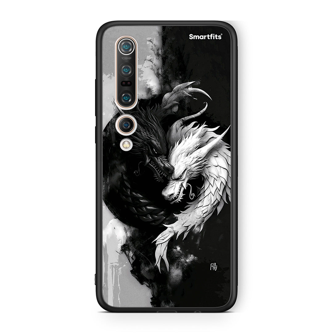 Xiaomi Mi 10 Yin Yang Θήκη από τη Smartfits με σχέδιο στο πίσω μέρος και μαύρο περίβλημα | Smartphone case with colorful back and black bezels by Smartfits