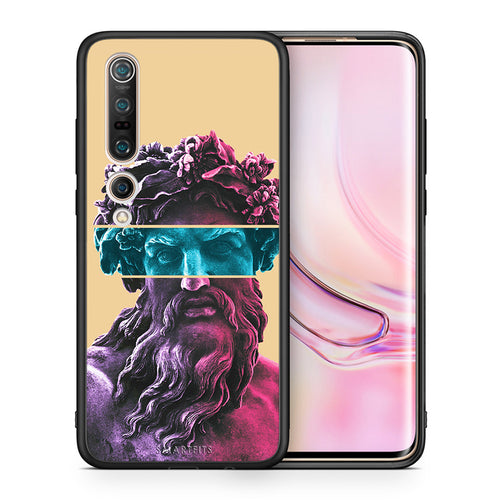 Θήκη Αγίου Βαλεντίνου Xiaomi Mi 10 Zeus Art από τη Smartfits με σχέδιο στο πίσω μέρος και μαύρο περίβλημα | Xiaomi Mi 10 Zeus Art case with colorful back and black bezels