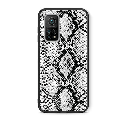 Θήκη Xiaomi Mi 10T/10T Pro White Snake Animal από τη Smartfits με σχέδιο στο πίσω μέρος και μαύρο περίβλημα | Xiaomi Mi 10T/10T Pro White Snake Animal case with colorful back and black bezels