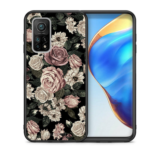 Θήκη Xiaomi Mi 10T/10T Pro Wild Roses Flower από τη Smartfits με σχέδιο στο πίσω μέρος και μαύρο περίβλημα | Xiaomi Mi 10T/10T Pro Wild Roses Flower case with colorful back and black bezels