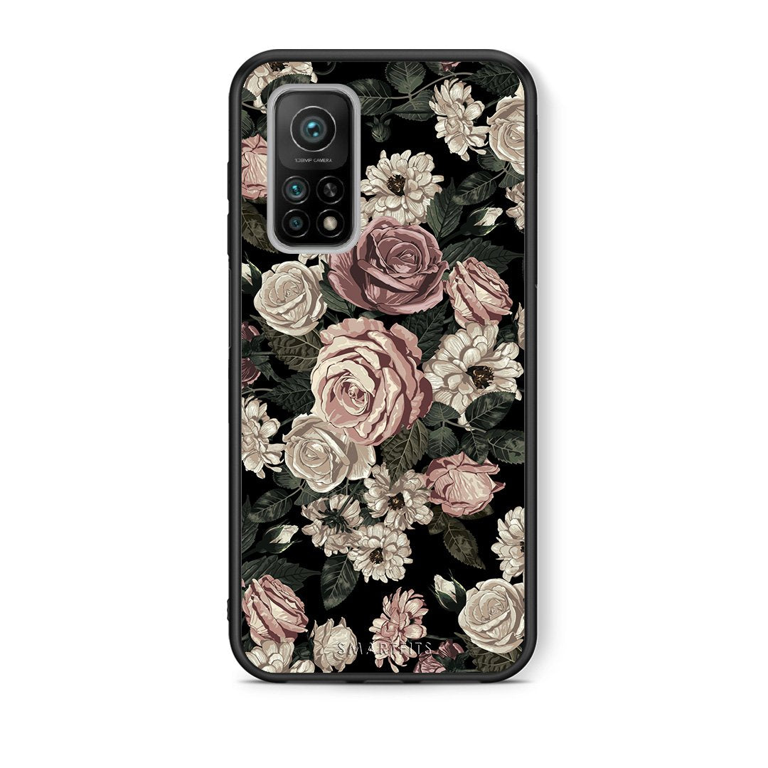 Θήκη Xiaomi Mi 10T/10T Pro Wild Roses Flower από τη Smartfits με σχέδιο στο πίσω μέρος και μαύρο περίβλημα | Xiaomi Mi 10T/10T Pro Wild Roses Flower case with colorful back and black bezels