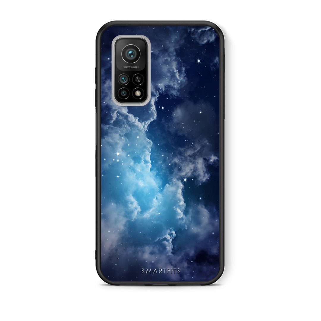 Θήκη Xiaomi Mi 10T/10T Pro Blue Sky Galaxy από τη Smartfits με σχέδιο στο πίσω μέρος και μαύρο περίβλημα | Xiaomi Mi 10T/10T Pro Blue Sky Galaxy case with colorful back and black bezels