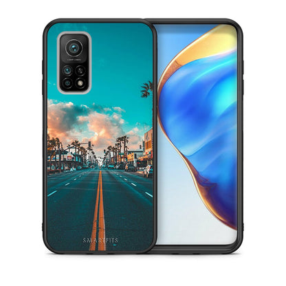 Θήκη Xiaomi Mi 10T/10T Pro City Landscape από τη Smartfits με σχέδιο στο πίσω μέρος και μαύρο περίβλημα | Xiaomi Mi 10T/10T Pro City Landscape case with colorful back and black bezels