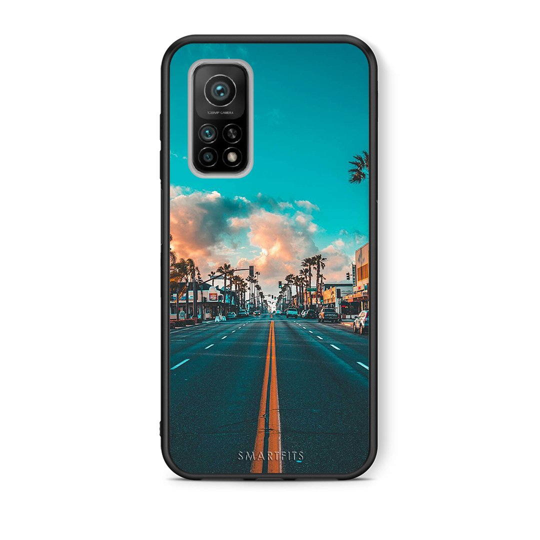 Θήκη Xiaomi Mi 10T/10T Pro City Landscape από τη Smartfits με σχέδιο στο πίσω μέρος και μαύρο περίβλημα | Xiaomi Mi 10T/10T Pro City Landscape case with colorful back and black bezels