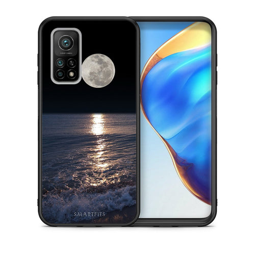 Θήκη Xiaomi Mi 10T/10T Pro Moon Landscape από τη Smartfits με σχέδιο στο πίσω μέρος και μαύρο περίβλημα | Xiaomi Mi 10T/10T Pro Moon Landscape case with colorful back and black bezels