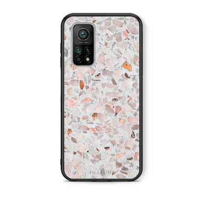 Θήκη Xiaomi Mi 10T/10T Pro Marble Terrazzo από τη Smartfits με σχέδιο στο πίσω μέρος και μαύρο περίβλημα | Xiaomi Mi 10T/10T Pro Marble Terrazzo case with colorful back and black bezels