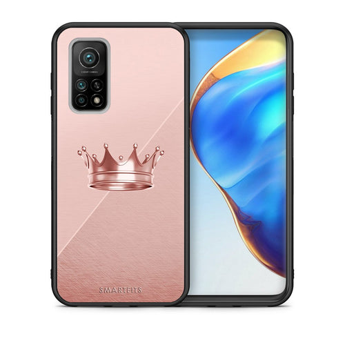 Θήκη Xiaomi Mi 10T/10T Pro Crown Minimal από τη Smartfits με σχέδιο στο πίσω μέρος και μαύρο περίβλημα | Xiaomi Mi 10T/10T Pro Crown Minimal case with colorful back and black bezels