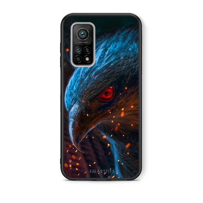 Θήκη Xiaomi Mi 10T/10T Pro Eagle PopArt από τη Smartfits με σχέδιο στο πίσω μέρος και μαύρο περίβλημα | Xiaomi Mi 10T/10T Pro Eagle PopArt case with colorful back and black bezels