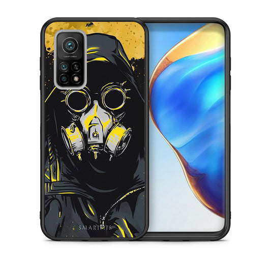 Θήκη Xiaomi Mi 10T/10T Pro Mask PopArt από τη Smartfits με σχέδιο στο πίσω μέρος και μαύρο περίβλημα | Xiaomi Mi 10T/10T Pro Mask PopArt case with colorful back and black bezels