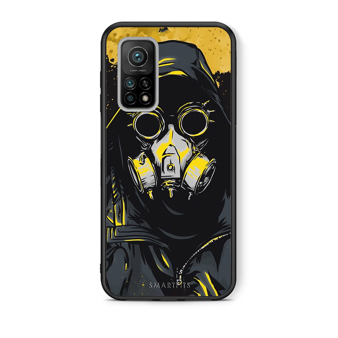 Θήκη Xiaomi Mi 10T/10T Pro Mask PopArt από τη Smartfits με σχέδιο στο πίσω μέρος και μαύρο περίβλημα | Xiaomi Mi 10T/10T Pro Mask PopArt case with colorful back and black bezels