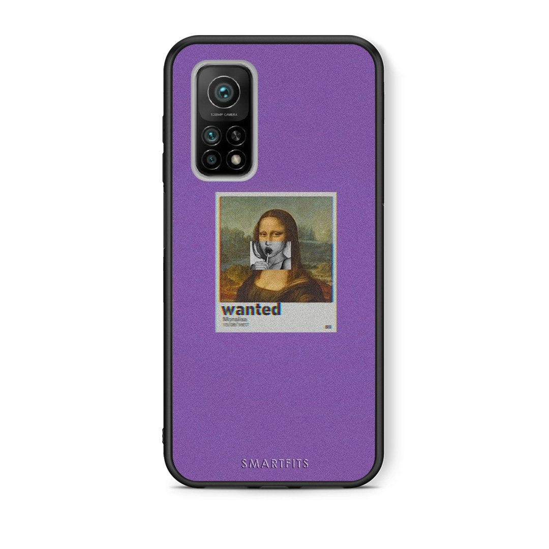 Θήκη Xiaomi Mi 10T/10T Pro Monalisa Popart από τη Smartfits με σχέδιο στο πίσω μέρος και μαύρο περίβλημα | Xiaomi Mi 10T/10T Pro Monalisa Popart case with colorful back and black bezels