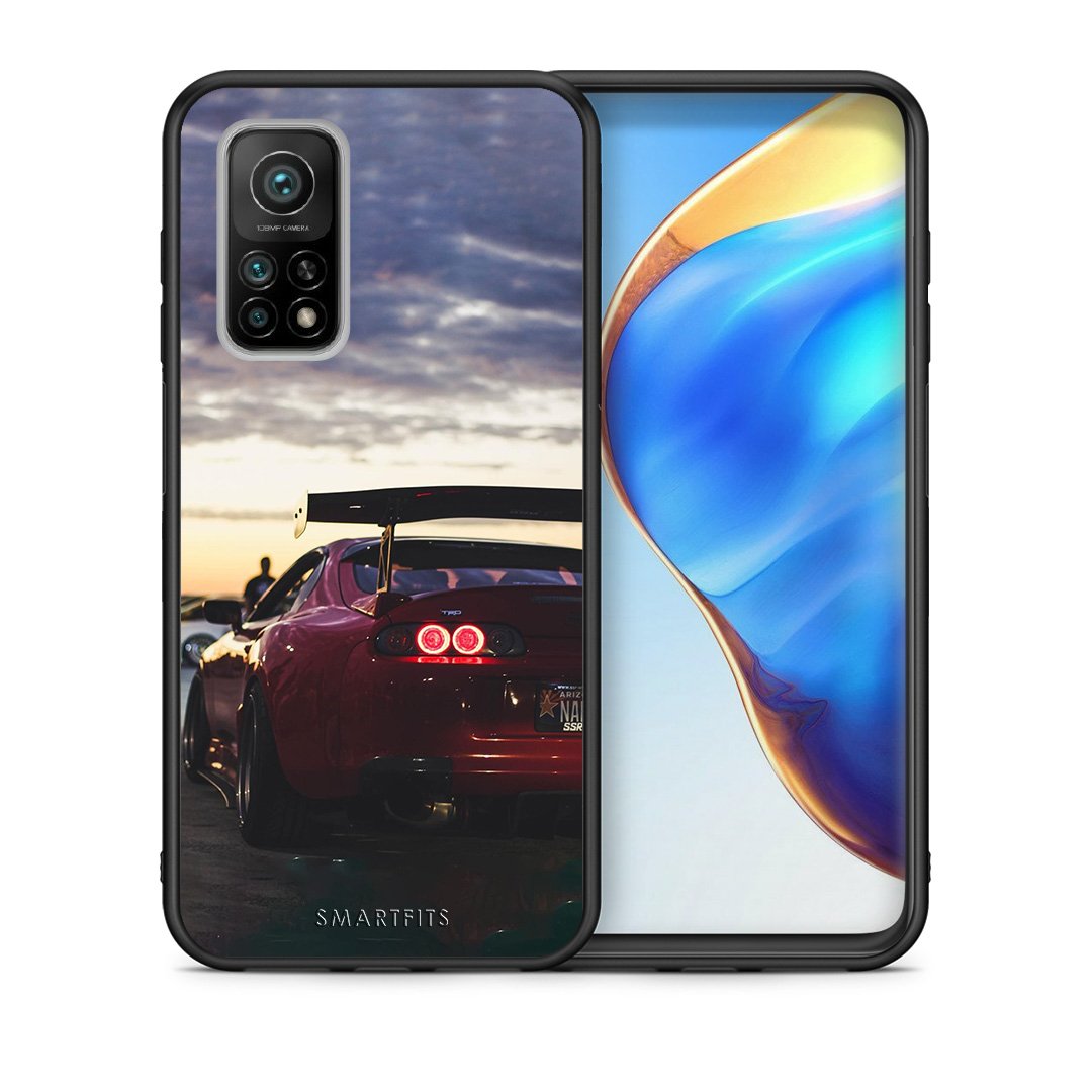 Θήκη Xiaomi Mi 10T/10T Pro Racing Supra από τη Smartfits με σχέδιο στο πίσω μέρος και μαύρο περίβλημα | Xiaomi Mi 10T/10T Pro Racing Supra case with colorful back and black bezels