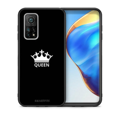 Θήκη Xiaomi Mi 10T/10T Pro Queen Valentine από τη Smartfits με σχέδιο στο πίσω μέρος και μαύρο περίβλημα | Xiaomi Mi 10T/10T Pro Queen Valentine case with colorful back and black bezels