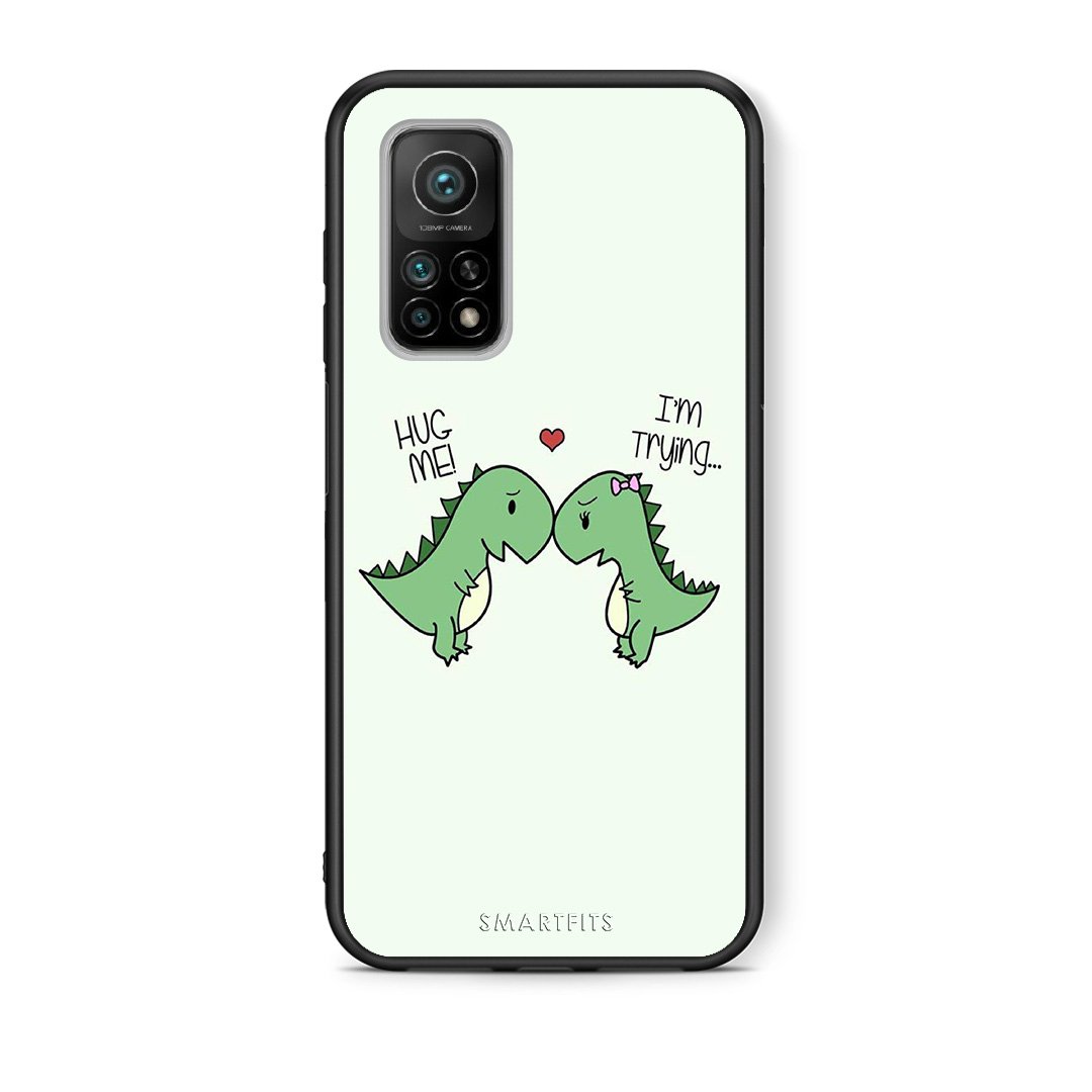 Θήκη Xiaomi Mi 10T/10T Pro Rex Valentine από τη Smartfits με σχέδιο στο πίσω μέρος και μαύρο περίβλημα | Xiaomi Mi 10T/10T Pro Rex Valentine case with colorful back and black bezels