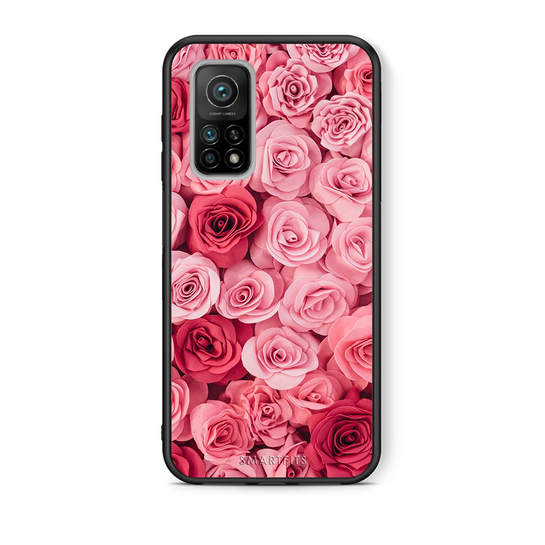 Θήκη Xiaomi Mi 10T/10T Pro RoseGarden Valentine από τη Smartfits με σχέδιο στο πίσω μέρος και μαύρο περίβλημα | Xiaomi Mi 10T/10T Pro RoseGarden Valentine case with colorful back and black bezels