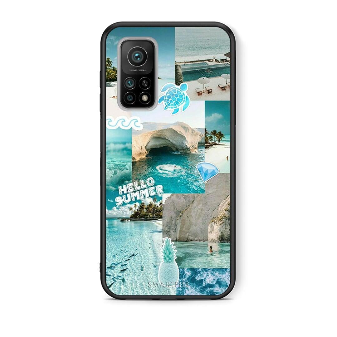 Θήκη Xiaomi Mi 10T / 10T Pro Aesthetic Summer από τη Smartfits με σχέδιο στο πίσω μέρος και μαύρο περίβλημα | Xiaomi Mi 10T / 10T Pro Aesthetic Summer case with colorful back and black bezels