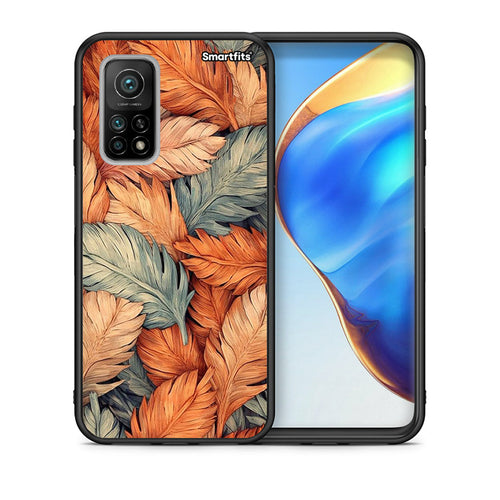 Θήκη Xiaomi Mi 10T / 10T Pro Autumn Leaves από τη Smartfits με σχέδιο στο πίσω μέρος και μαύρο περίβλημα | Xiaomi Mi 10T / 10T Pro Autumn Leaves case with colorful back and black bezels