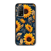 Thumbnail for Θήκη Xiaomi Mi 10T / 10T Pro Autumn Sunflowers από τη Smartfits με σχέδιο στο πίσω μέρος και μαύρο περίβλημα | Xiaomi Mi 10T / 10T Pro Autumn Sunflowers case with colorful back and black bezels