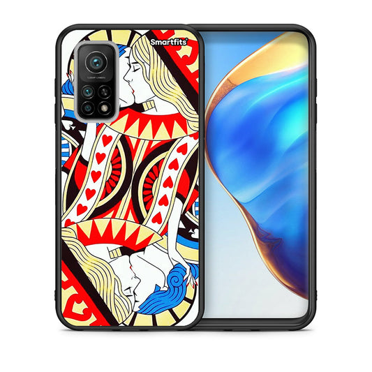 Θήκη Xiaomi Mi 10T/10T Pro Card Love από τη Smartfits με σχέδιο στο πίσω μέρος και μαύρο περίβλημα | Xiaomi Mi 10T/10T Pro Card Love case with colorful back and black bezels