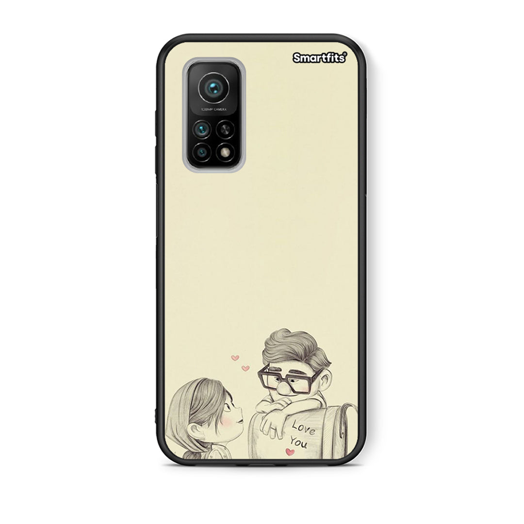 Θήκη Xiaomi Mi 10T/10T Pro Carl And Ellie από τη Smartfits με σχέδιο στο πίσω μέρος και μαύρο περίβλημα | Xiaomi Mi 10T/10T Pro Carl And Ellie case with colorful back and black bezels