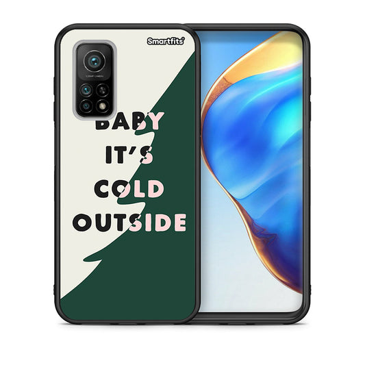 Θήκη Xiaomi Mi 10T/10T Pro Cold Outside από τη Smartfits με σχέδιο στο πίσω μέρος και μαύρο περίβλημα | Xiaomi Mi 10T/10T Pro Cold Outside case with colorful back and black bezels