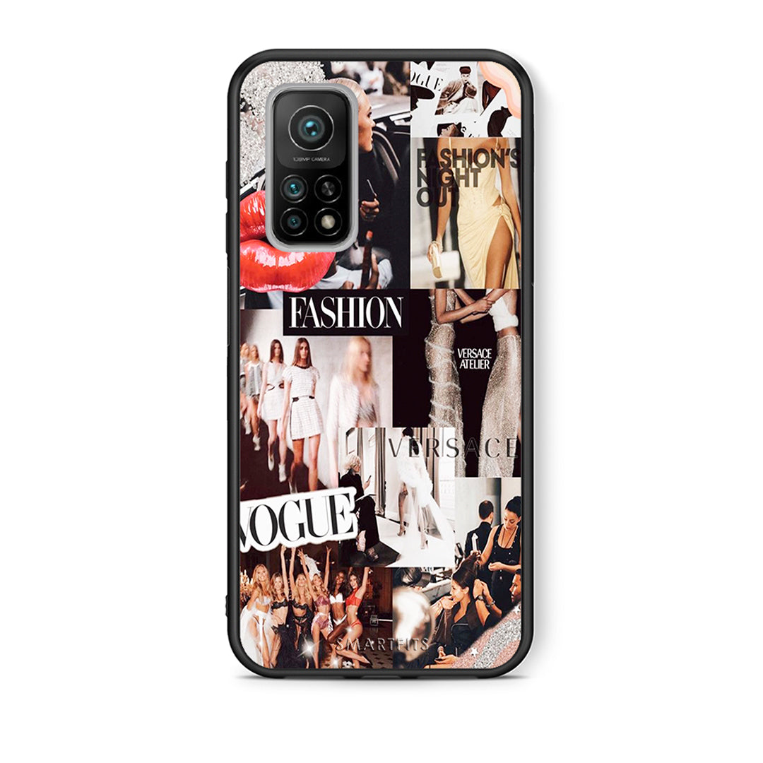 Θήκη Αγίου Βαλεντίνου Xiaomi Mi 10T / 10T Pro Collage Fashion από τη Smartfits με σχέδιο στο πίσω μέρος και μαύρο περίβλημα | Xiaomi Mi 10T / 10T Pro Collage Fashion case with colorful back and black bezels