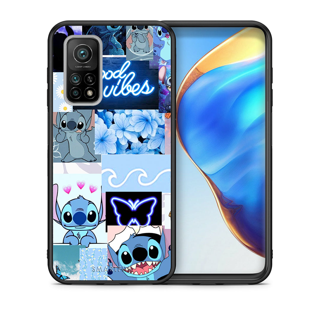 Θήκη Αγίου Βαλεντίνου Xiaomi Mi 10T / 10T Pro Collage Good Vibes από τη Smartfits με σχέδιο στο πίσω μέρος και μαύρο περίβλημα | Xiaomi Mi 10T / 10T Pro Collage Good Vibes case with colorful back and black bezels
