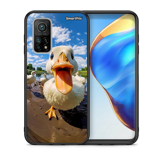 Θήκη Xiaomi Mi 10T/10T Pro Duck Face από τη Smartfits με σχέδιο στο πίσω μέρος και μαύρο περίβλημα | Xiaomi Mi 10T/10T Pro Duck Face case with colorful back and black bezels
