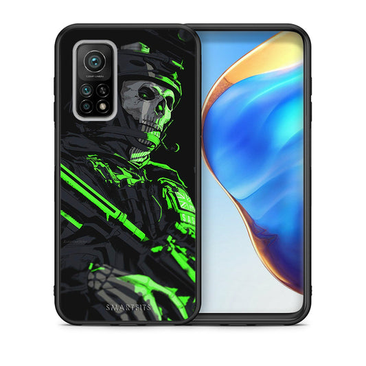 Θήκη Αγίου Βαλεντίνου Xiaomi Mi 10T / 10T Pro Green Soldier από τη Smartfits με σχέδιο στο πίσω μέρος και μαύρο περίβλημα | Xiaomi Mi 10T / 10T Pro Green Soldier case with colorful back and black bezels
