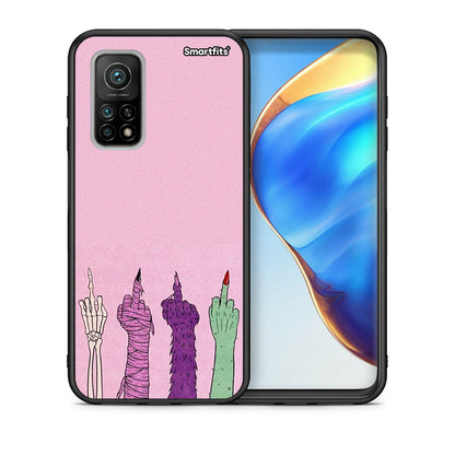 Θήκη Xiaomi Mi 10T / 10T Pro Halloween Be A Lady από τη Smartfits με σχέδιο στο πίσω μέρος και μαύρο περίβλημα | Xiaomi Mi 10T / 10T Pro Halloween Be A Lady case with colorful back and black bezels