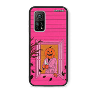 Thumbnail for Θήκη Xiaomi Mi 10T / 10T Pro Halloween Pumpkin Lady από τη Smartfits με σχέδιο στο πίσω μέρος και μαύρο περίβλημα | Xiaomi Mi 10T / 10T Pro Halloween Pumpkin Lady case with colorful back and black bezels