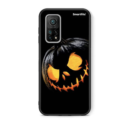 Θήκη Xiaomi Mi 10T / 10T Pro Halloween Scary Pumpkin από τη Smartfits με σχέδιο στο πίσω μέρος και μαύρο περίβλημα | Xiaomi Mi 10T / 10T Pro Halloween Scary Pumpkin case with colorful back and black bezels