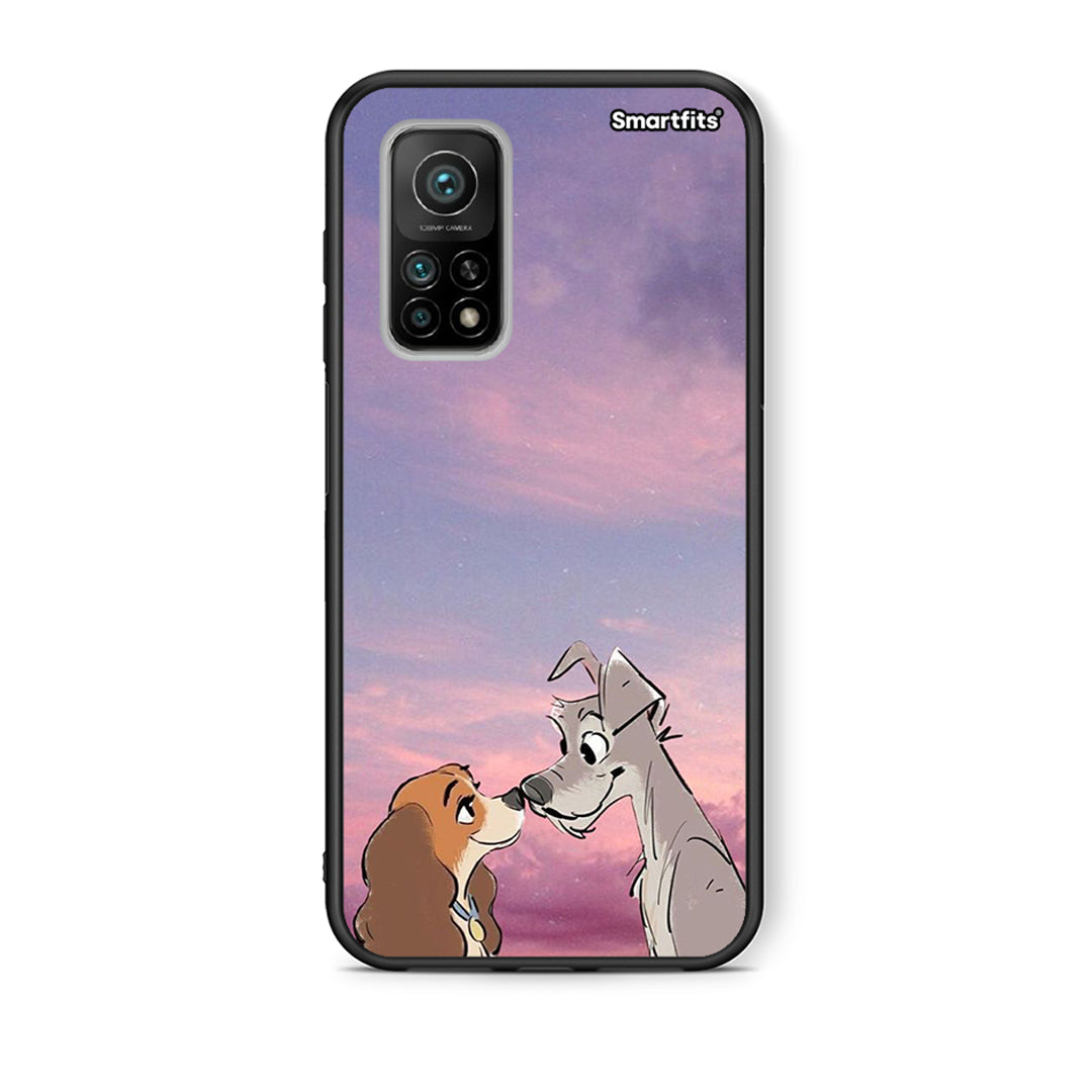 Θήκη Xiaomi Mi 10T/10T Pro Lady And Tramp από τη Smartfits με σχέδιο στο πίσω μέρος και μαύρο περίβλημα | Xiaomi Mi 10T/10T Pro Lady And Tramp case with colorful back and black bezels