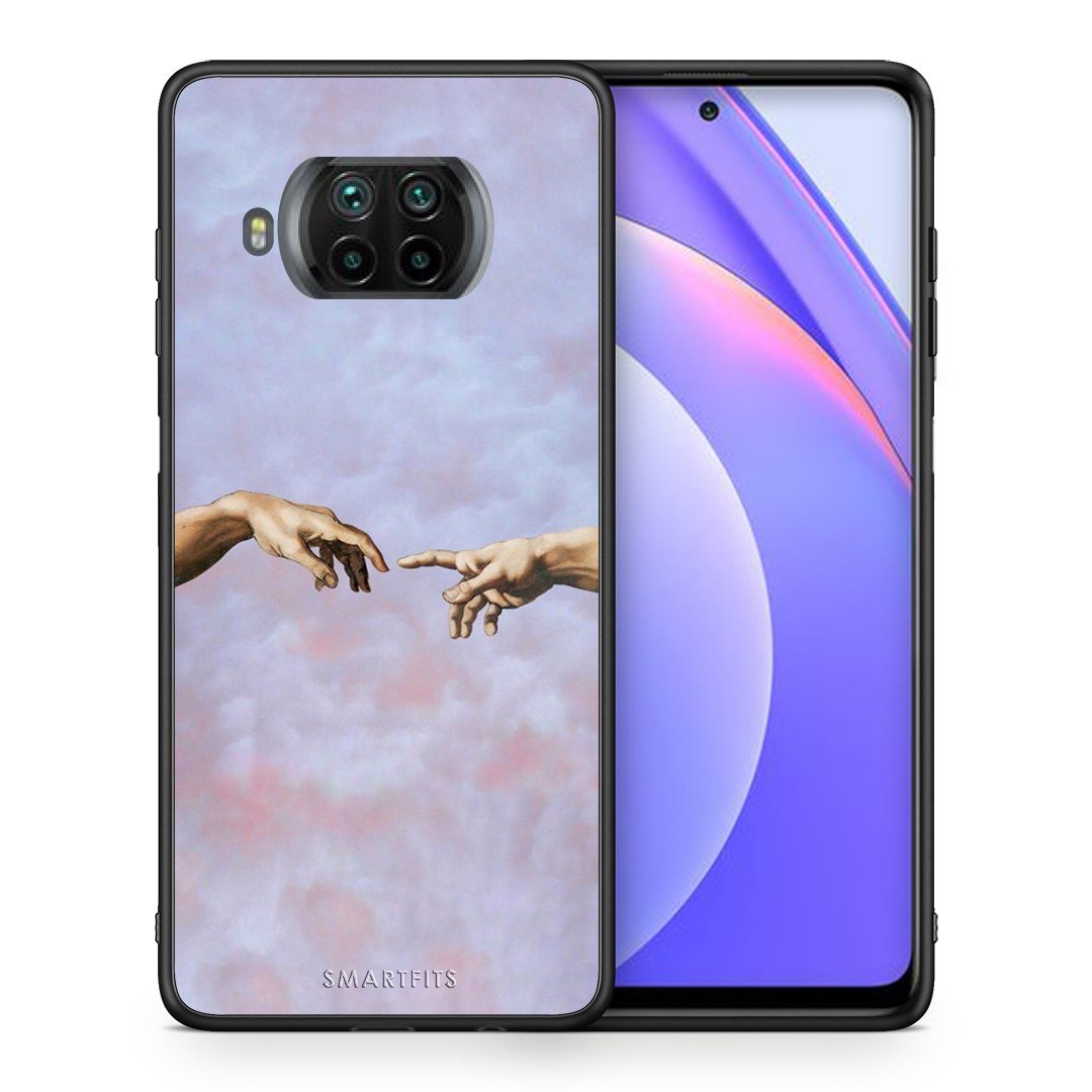 Θήκη Xiaomi Mi 10T Lite Adam Hand από τη Smartfits με σχέδιο στο πίσω μέρος και μαύρο περίβλημα | Xiaomi Mi 10T Lite Adam Hand case with colorful back and black bezels