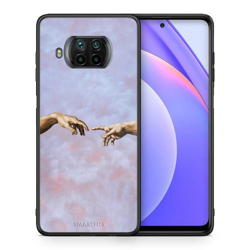 Θήκη Xiaomi Mi 10T Lite Adam Hand από τη Smartfits με σχέδιο στο πίσω μέρος και μαύρο περίβλημα | Xiaomi Mi 10T Lite Adam Hand case with colorful back and black bezels