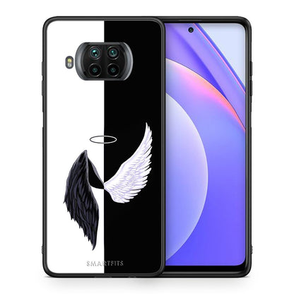 Θήκη Xiaomi Mi 10T Lite Angels Demons από τη Smartfits με σχέδιο στο πίσω μέρος και μαύρο περίβλημα | Xiaomi Mi 10T Lite Angels Demons case with colorful back and black bezels