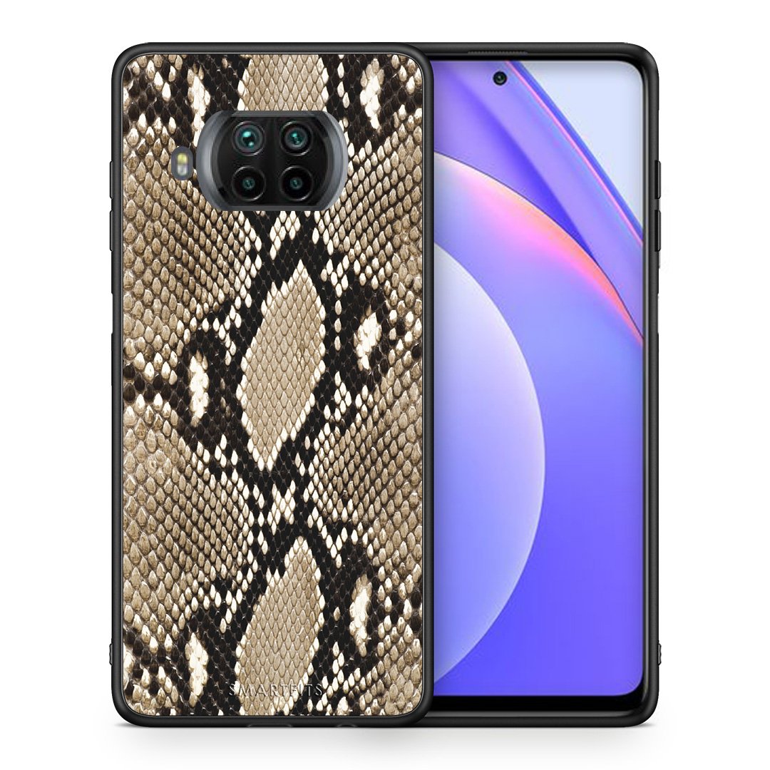 Θήκη Xiaomi Mi 10T Lite Fashion Snake Animal από τη Smartfits με σχέδιο στο πίσω μέρος και μαύρο περίβλημα | Xiaomi Mi 10T Lite Fashion Snake Animal case with colorful back and black bezels