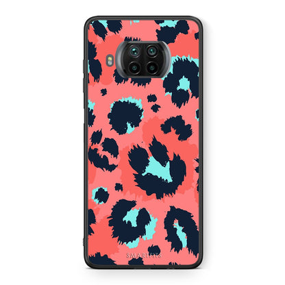 Θήκη Xiaomi Mi 10T Lite Pink Leopard Animal από τη Smartfits με σχέδιο στο πίσω μέρος και μαύρο περίβλημα | Xiaomi Mi 10T Lite Pink Leopard Animal case with colorful back and black bezels