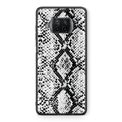 Θήκη Xiaomi Mi 10T Lite White Snake Animal από τη Smartfits με σχέδιο στο πίσω μέρος και μαύρο περίβλημα | Xiaomi Mi 10T Lite White Snake Animal case with colorful back and black bezels