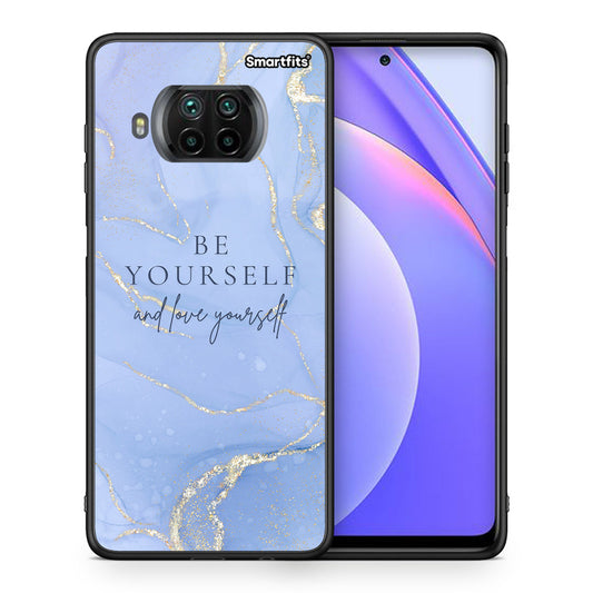 Θήκη Xiaomi Mi 10T Lite Be Yourself από τη Smartfits με σχέδιο στο πίσω μέρος και μαύρο περίβλημα | Xiaomi Mi 10T Lite Be Yourself case with colorful back and black bezels