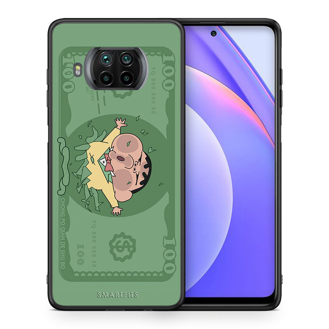 Θήκη Αγίου Βαλεντίνου Xiaomi Mi 10T Lite Big Money από τη Smartfits με σχέδιο στο πίσω μέρος και μαύρο περίβλημα | Xiaomi Mi 10T Lite Big Money case with colorful back and black bezels