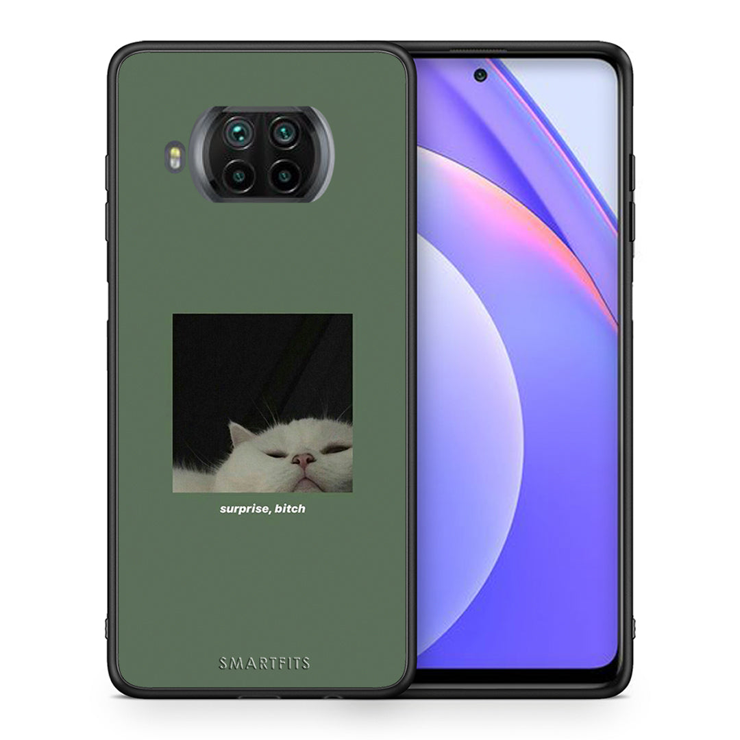Θήκη Xiaomi Mi 10T Lite Bitch Surprise από τη Smartfits με σχέδιο στο πίσω μέρος και μαύρο περίβλημα | Xiaomi Mi 10T Lite Bitch Surprise case with colorful back and black bezels
