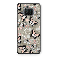 Thumbnail for Θήκη Xiaomi Mi 10T Lite Butterflies Boho από τη Smartfits με σχέδιο στο πίσω μέρος και μαύρο περίβλημα | Xiaomi Mi 10T Lite Butterflies Boho case with colorful back and black bezels
