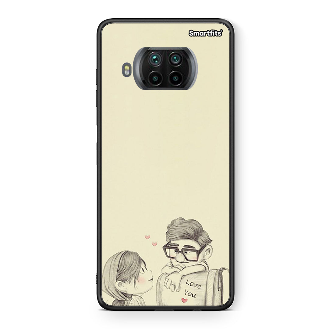 Θήκη Xiaomi Mi 10T Lite Carl And Ellie από τη Smartfits με σχέδιο στο πίσω μέρος και μαύρο περίβλημα | Xiaomi Mi 10T Lite Carl And Ellie case with colorful back and black bezels