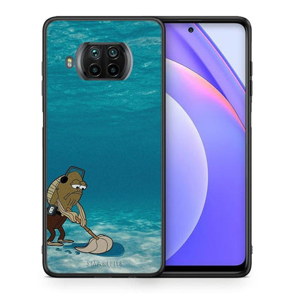Θήκη Xiaomi Mi 10T Lite Clean The Ocean από τη Smartfits με σχέδιο στο πίσω μέρος και μαύρο περίβλημα | Xiaomi Mi 10T Lite Clean The Ocean case with colorful back and black bezels