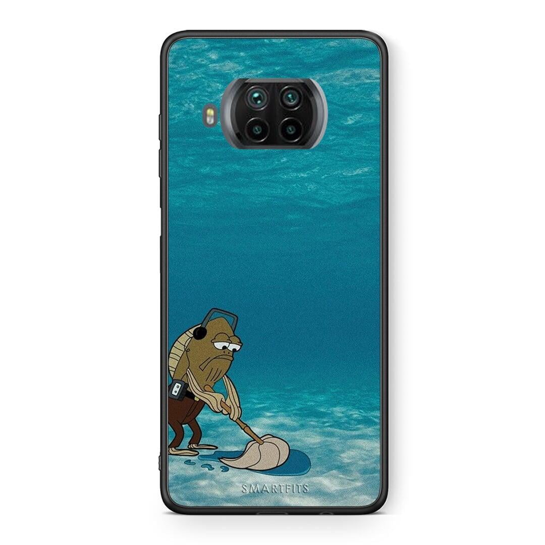 Θήκη Xiaomi Mi 10T Lite Clean The Ocean από τη Smartfits με σχέδιο στο πίσω μέρος και μαύρο περίβλημα | Xiaomi Mi 10T Lite Clean The Ocean case with colorful back and black bezels